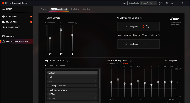 omen frequency wireless headset