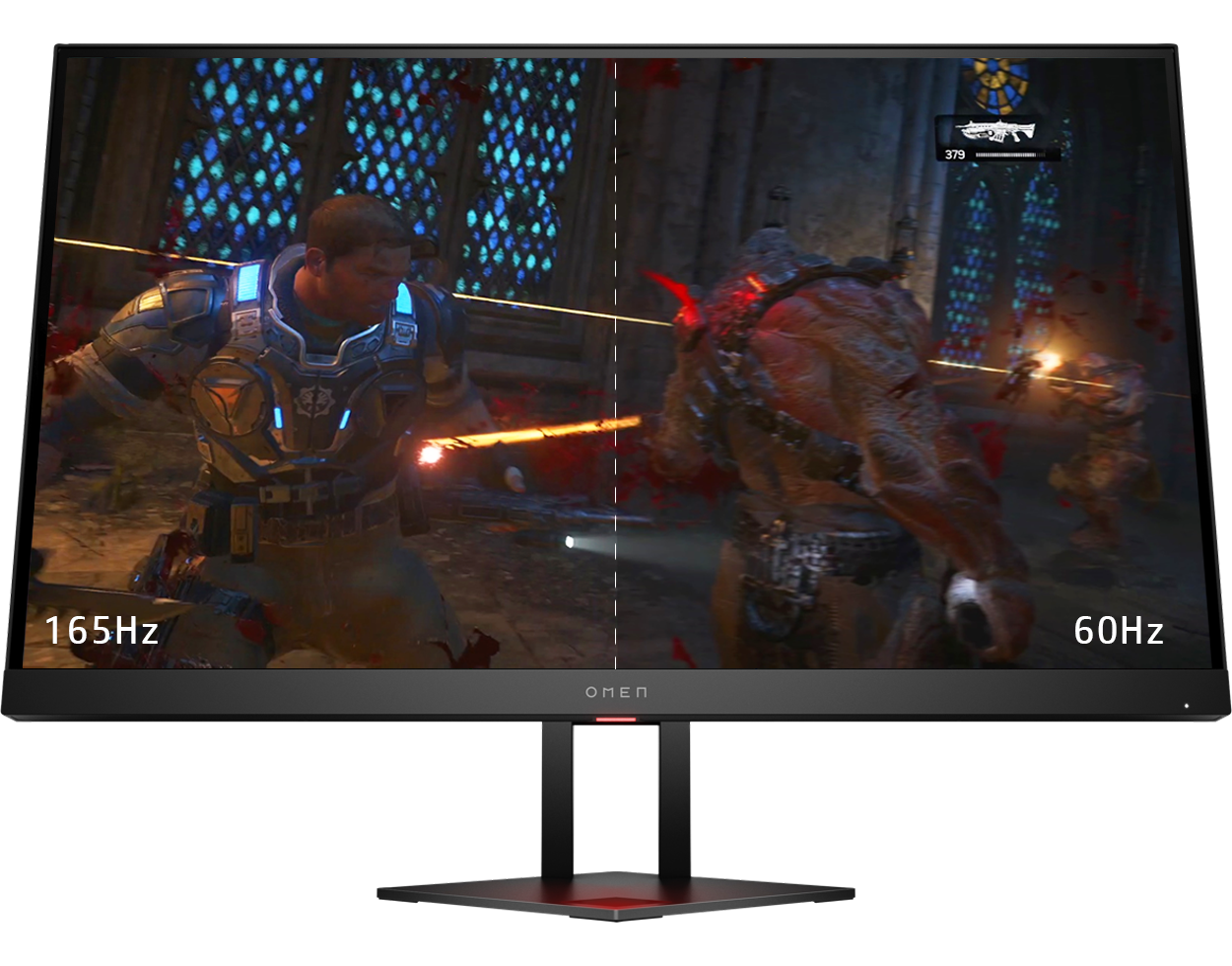 165 HZ REFRESH RATE