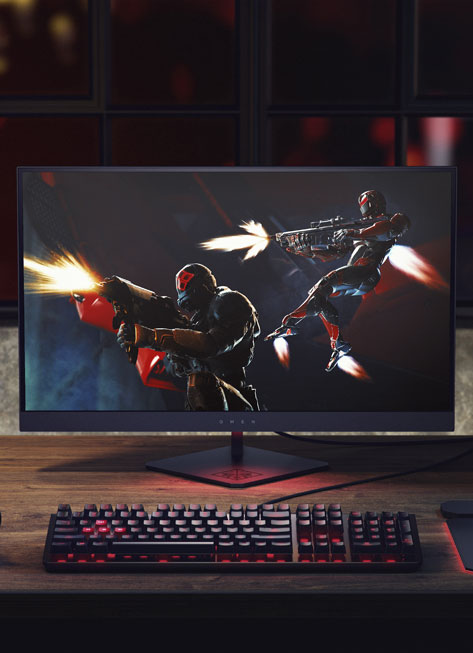 Ecran PC Hp gamer QHD 240 Hz OMEN 27 pouces - OMEN 27qs - 780J4AA