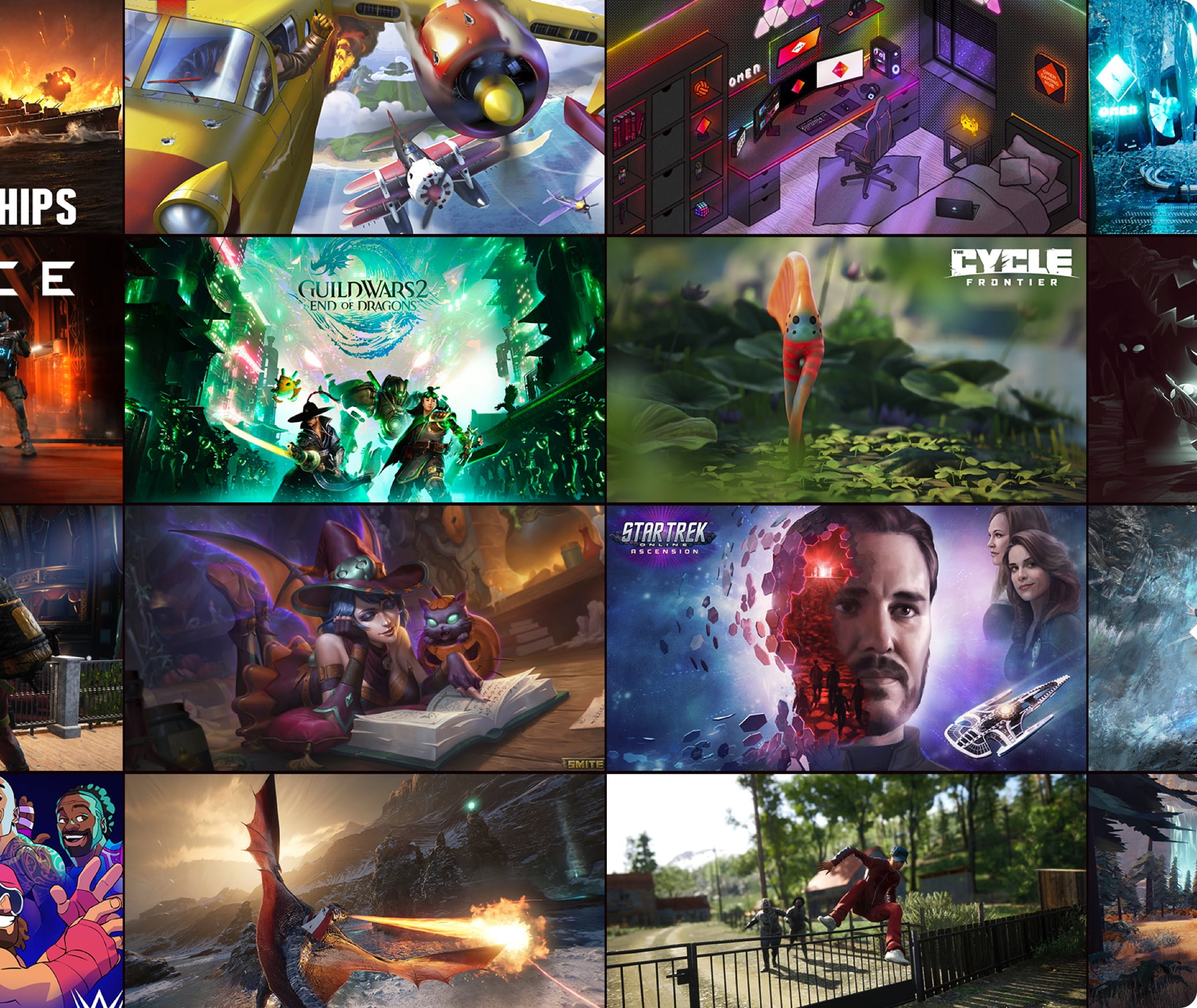 Game Art Collage