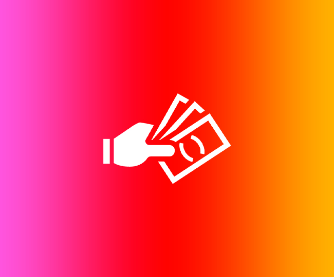 Icon showing low cost