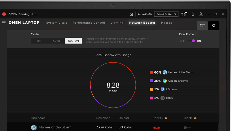 Omen Command Center - Network Booster