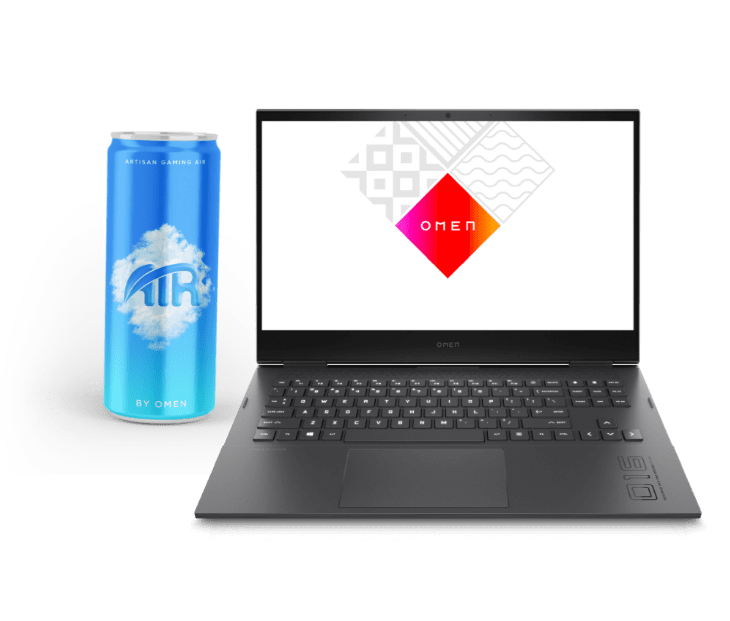 Can with laptop