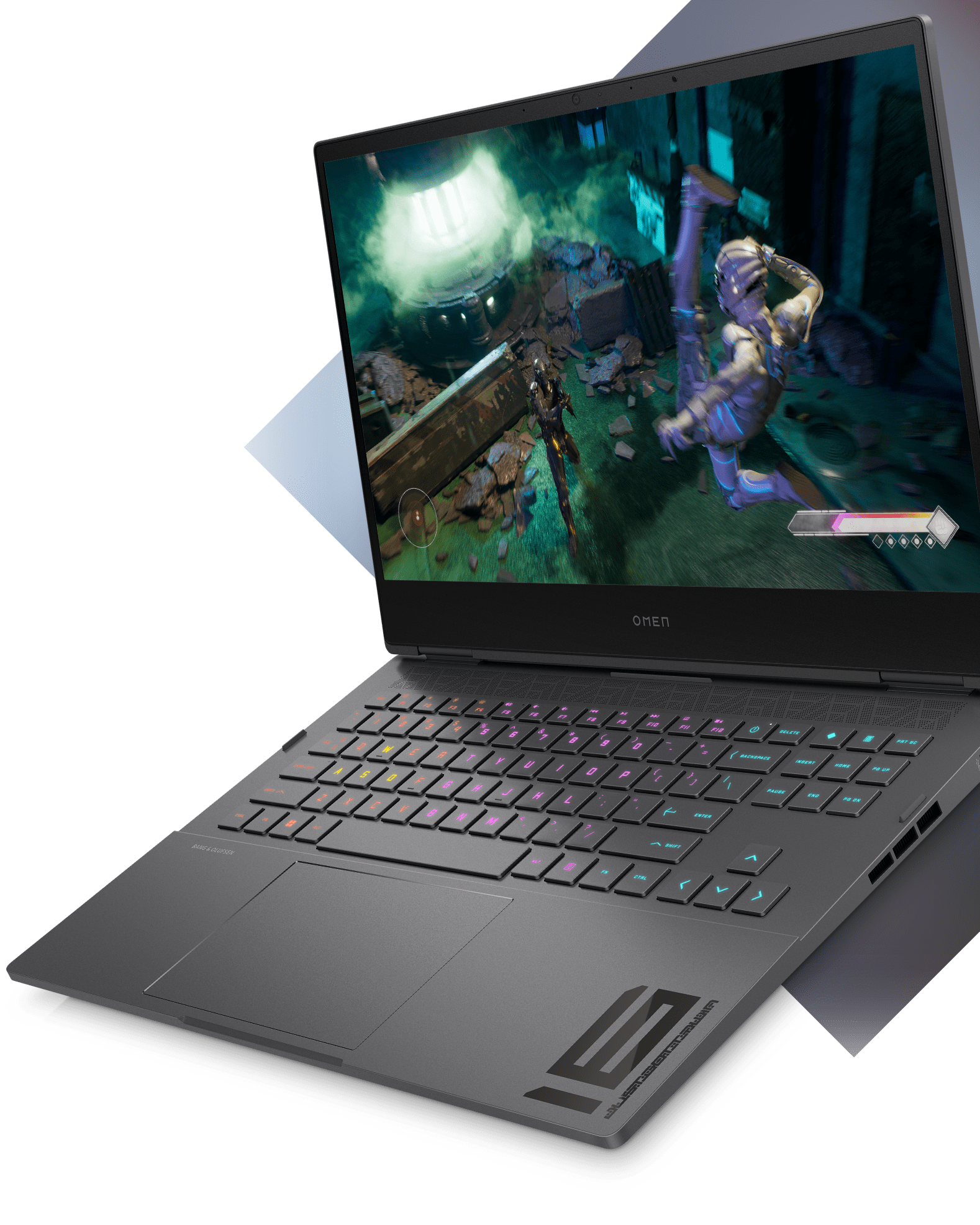 Angle du PC portable OMEN 16