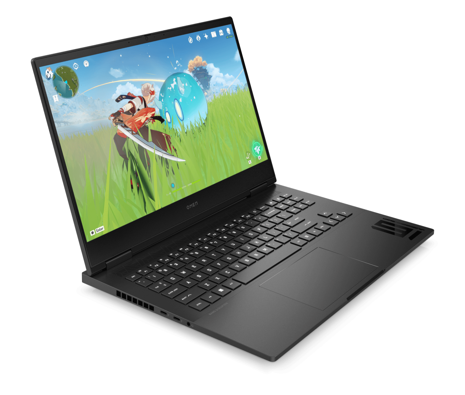 OMEN 16 ZOLL GAMING-LAPTOP​– Seitenansicht