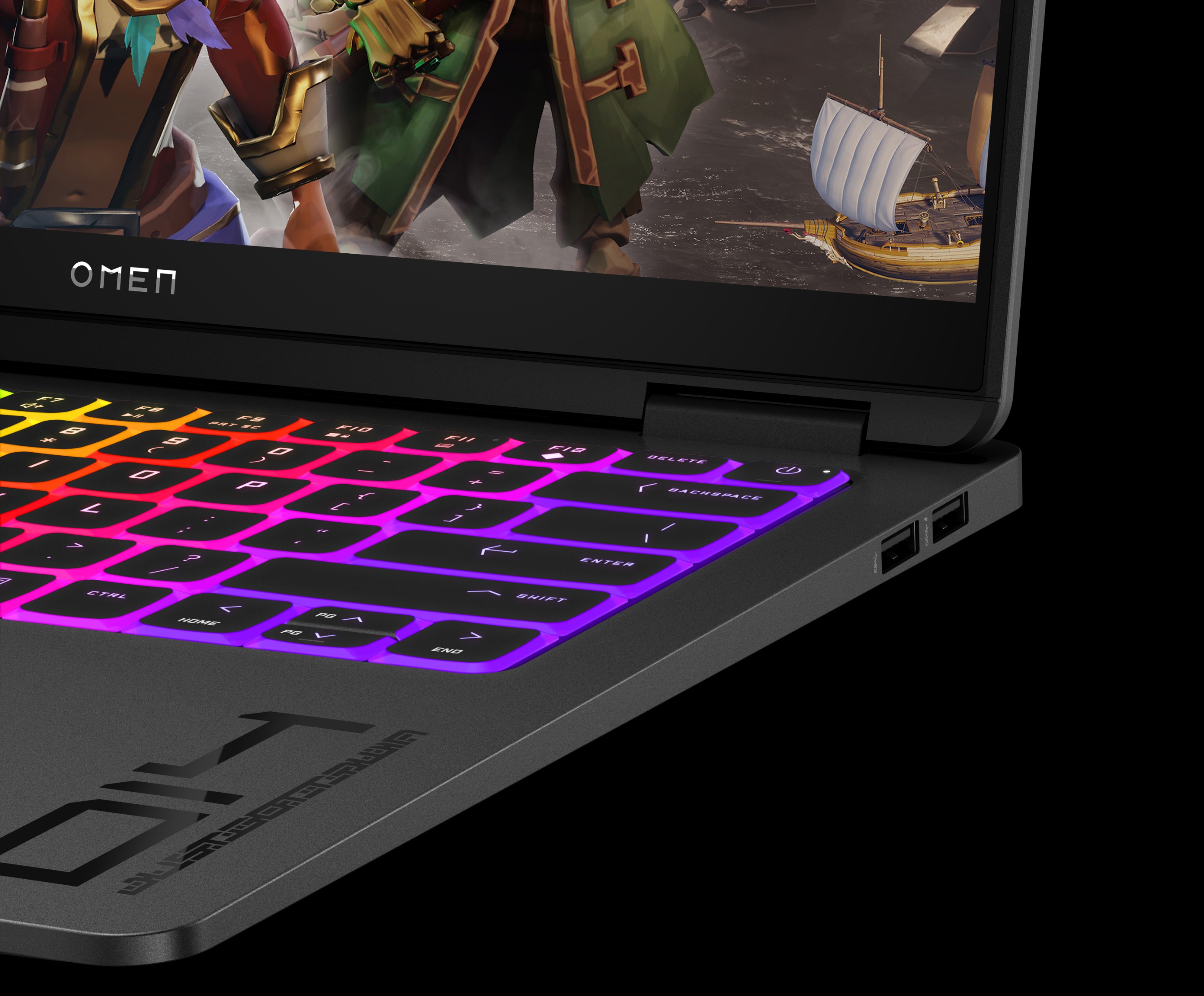 TECLADO RGB DE ORDENADOR PORTÁTIL GAMING OMEN TRANSCEND 14