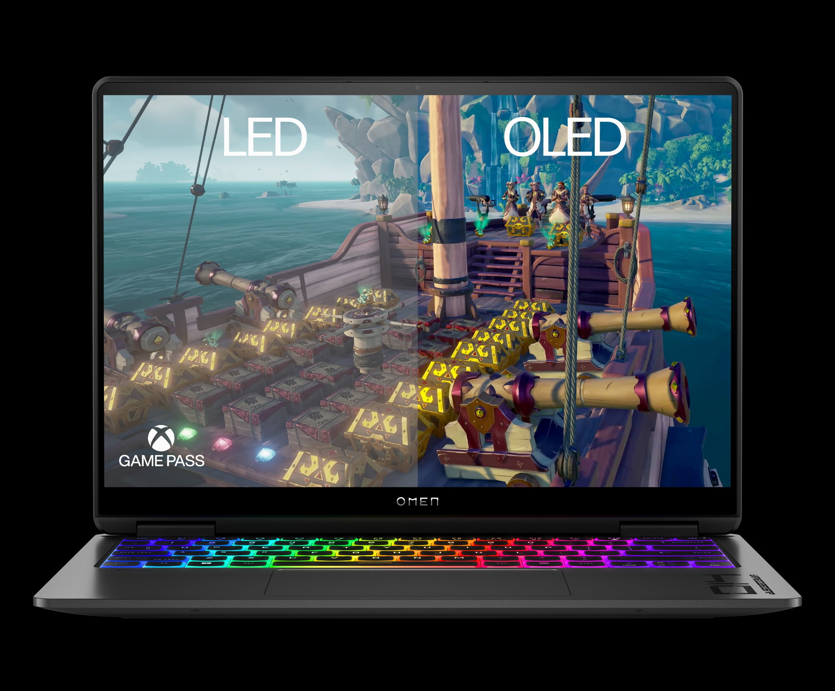 SCHERMO OLED DI OMEN TRANSCEND 14 GAMING LAPTOP